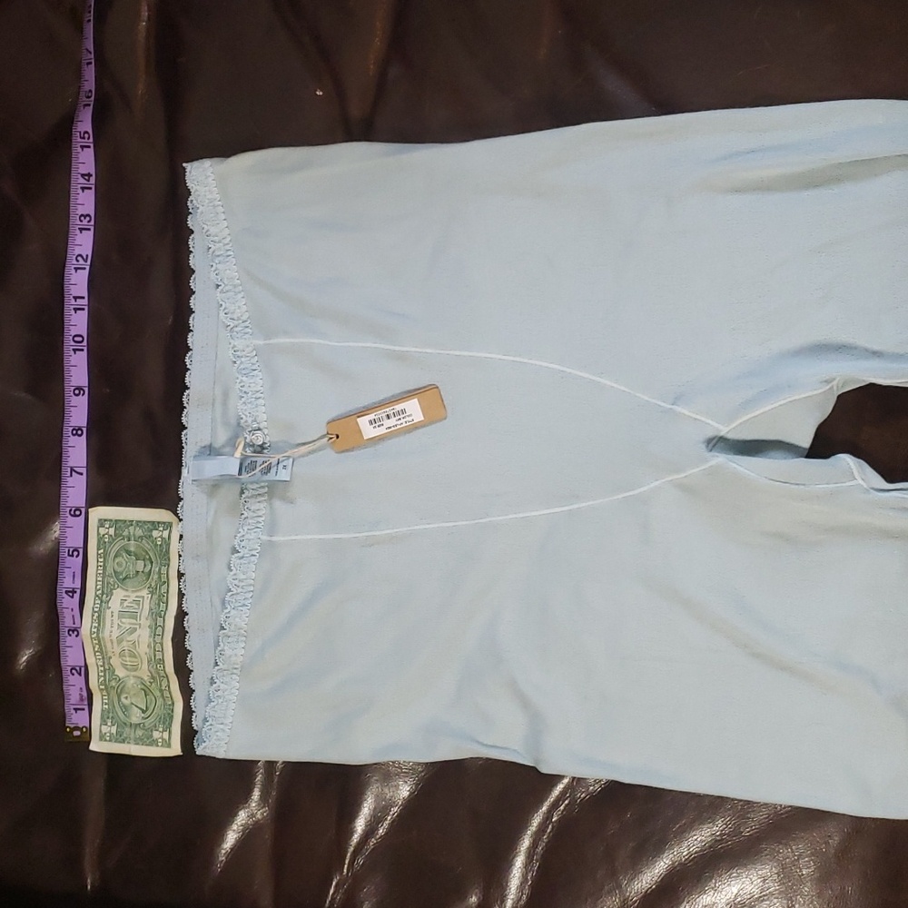 2X SKIMS Logo Pointelle lace edged logo pointelle leggings